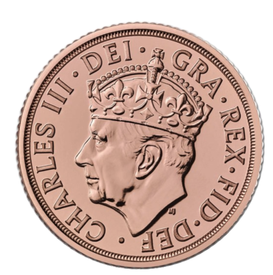 Goldmünze Coronation Sovereign Charles III 1 Pfund